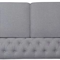 Shipping Included - Habitat Chesterfield 2 Seater Woven Sofa Light Grey Sofas -Seating Sales Store unnamed file 2112