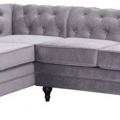 On Sale - Habitat Chesterfield Right Corner Velvet Sofa Light Grey Sofas And Armchairs 14 On Sale - Habitat Chesterfield Right Corner Velvet Sofa Light Grey Sofas And Armchairs -Seating Sales Store unnamed file 2124