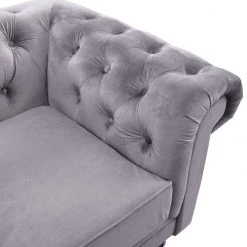 On Sale - Habitat Chesterfield Right Corner Velvet Sofa Light Grey Sofas And Armchairs 15 On Sale - Habitat Chesterfield Right Corner Velvet Sofa Light Grey Sofas And Armchairs -Seating Sales Store unnamed file 2125