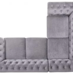 On Sale - Habitat Chesterfield Right Corner Velvet Sofa Light Grey Sofas And Armchairs 18 On Sale - Habitat Chesterfield Right Corner Velvet Sofa Light Grey Sofas And Armchairs -Seating Sales Store unnamed file 2128