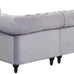 Free Shipping - Habitat Chesterfield Left Corner Velvet Sofa Light Grey Sofas And Armchairs -Seating Sales Store unnamed file 2137