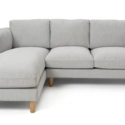 Discount - Habitat Salome Left Corner Fabric Sofa Light Grey Sofas And Armchairs -Seating Sales Store unnamed file 2173