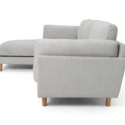 Discount - Habitat Salome Left Corner Fabric Sofa Light Grey Sofas And Armchairs -Seating Sales Store unnamed file 2174