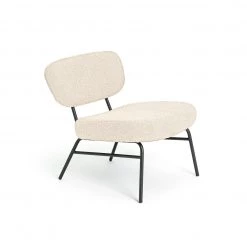 The Surprise Price - Habitat Cole Boucle Accent Chair Cream Armchairs -Seating Sales Store unnamed file 2224