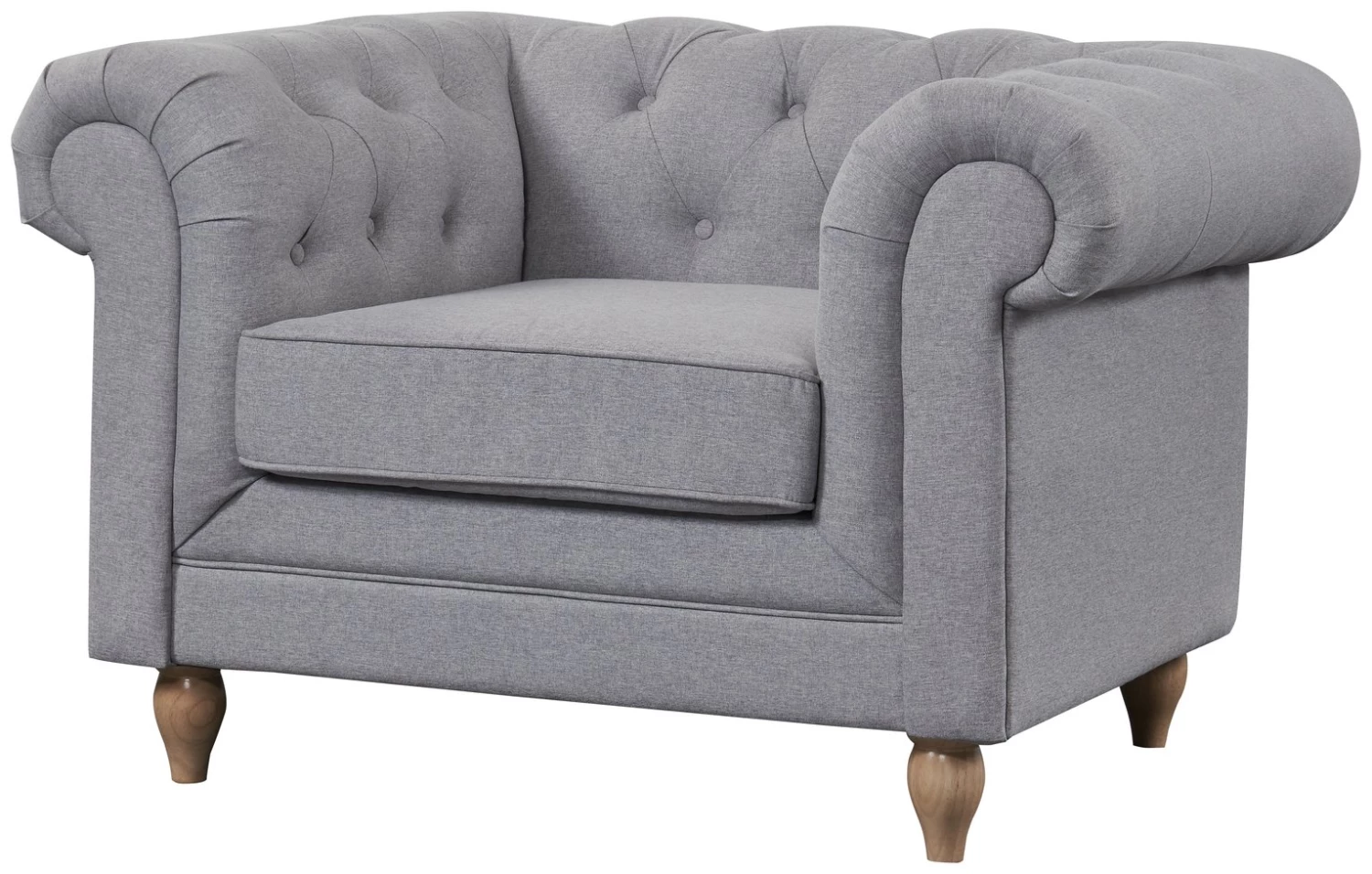 Discount - Habitat Chesterfield Woven Armchair Light Grey Sofas And Armchairs 5 Discount - Habitat Chesterfield Woven Armchair Light Grey Sofas And Armchairs - Image 5
