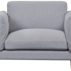 Discount - Habitat Salome Fabric Cuddle Chair Light Grey Armchairs