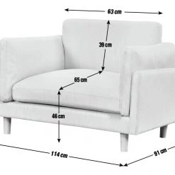 Discount - Habitat Salome Fabric Cuddle Chair Light Grey Armchairs -Seating Sales Store unnamed file 2252