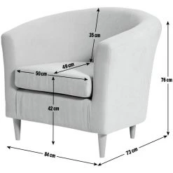 On Sale - Habitat Fabric Tub Chair Navy Armchairs -Seating Sales Store unnamed file 2277