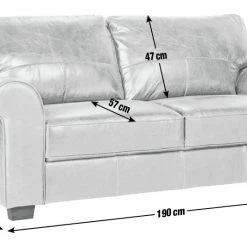 Discount - Habitat Salisbury 3 Seater Leather Sofa Dark Brown Chocolate Sofas -Seating Sales Store unnamed file 237