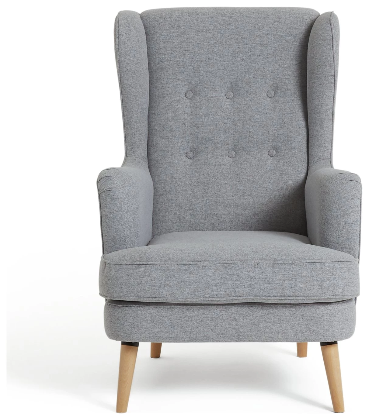 Free Shipping - Habitat Callie Fabric Wingback Chair Mustard Yellow Armchairs 13 Free Shipping - Habitat Callie Fabric Wingback Chair Mustard Yellow Armchairs - Image 13