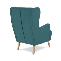 Free Shipping - Habitat Callie Fabric Wingback Chair Teal Armchairs -Seating Sales Store unnamed file 2388