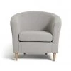Shipping Included - Habitat Fabric Tub Chair Natural Sofas And Armchairs