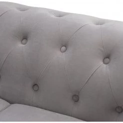 On Sale - Habitat Chesterfield 2 Seater Velvet Sofa Light Grey Sofas -Seating Sales Store unnamed file 247