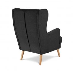 The Surprise Price - Habitat Callie Fabric Wingback Chair Charcoal Sofas And Armchairs -Seating Sales Store unnamed file 2487