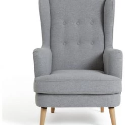 The Surprise Price - Habitat Callie Fabric Wingback Chair Charcoal Sofas And Armchairs -Seating Sales Store unnamed file 2494