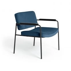 Discount - Habitat Molly Velvet Chair Navy Armchairs -Seating Sales Store unnamed file 2537