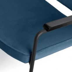 Discount - Habitat Molly Velvet Chair Navy Armchairs -Seating Sales Store unnamed file 2538