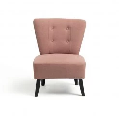 Best Price - Habitat Delilah Fabric Cocktail Chair Pink Armchairs