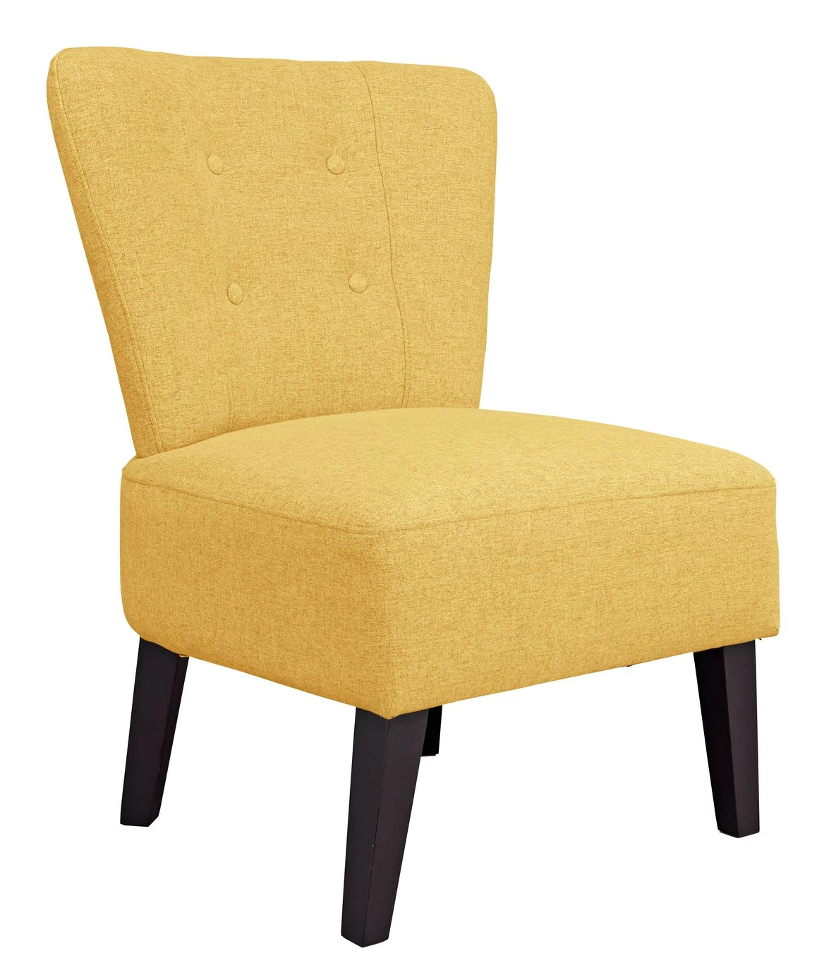 Shipping Included - Habitat Delilah Fabric Cocktail Chair Yellow Sofas And Armchairs 4 Shipping Included - Habitat Delilah Fabric Cocktail Chair Yellow Sofas And Armchairs - Image 4