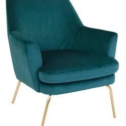 Best Price - Habitat Celine Velvet Accent Chair Teal Navy Armchairs -Seating Sales Store unnamed file 2687