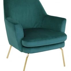 Best Price - Habitat Celine Velvet Accent Chair Teal Navy Armchairs -Seating Sales Store unnamed file 2689