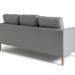 Discount - Habitat Joshua 3 Seater Fabric Sofa Light Grey Sofas -Seating Sales Store unnamed file 269