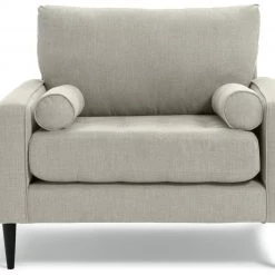 Shipping Included - Habitat Hudson Fabric Cuddle Chair Natural Armchairs