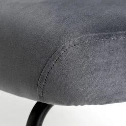 Shipping Included - Habitat Cole Velvet Accent Chair Charcoal Sofas And Armchairs -Seating Sales Store unnamed file 2741