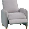 On Sale - Habitat Tate Manual Pushback Recliner Grey Sofas And Armchairs