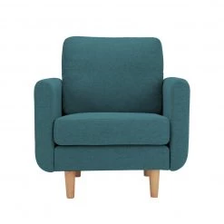 Shipping Included - Habitat Remi Fabric Armchair In A Box Teal Armchairs