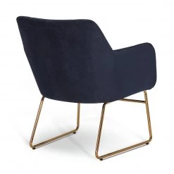 On Sale - Habitat Cyrus Velvet Sleigh Accent Chair Navy Sofas And Armchairs -Seating Sales Store unnamed file 2790