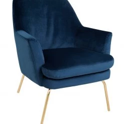 On Sale - Habitat Celine Velvet Accent Chair Navy Sofas And Armchairs -Seating Sales Store unnamed file 2810