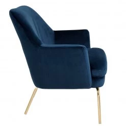 On Sale - Habitat Celine Velvet Accent Chair Navy Sofas And Armchairs -Seating Sales Store unnamed file 2811
