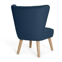 Best Price - Habitat Alexis Velvet Cocktail Chair Navy Armchairs -Seating Sales Store unnamed file 2882