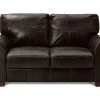 Free Shipping - Habitat Salisbury 2 Seater Leather Sofa Dark Brown Black Sofas And Armchairs