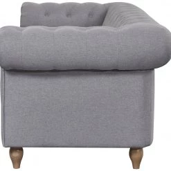 Shipping Included - Habitat Chesterfield 3 Seater Woven Sofa Light Grey Sofas -Seating Sales Store unnamed file 29