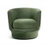 Flash Sale - Habitat Ronda Velvet Chair Olive Green Armchairs