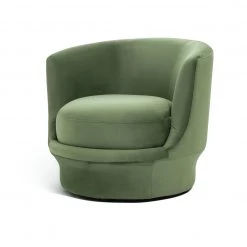 Flash Sale - Habitat Ronda Velvet Chair Olive Green Armchairs -Seating Sales Store unnamed file 2904
