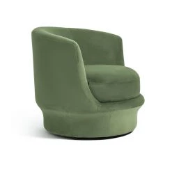 Flash Sale - Habitat Ronda Velvet Chair Olive Green Armchairs -Seating Sales Store unnamed file 2906