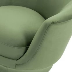 Flash Sale - Habitat Ronda Velvet Chair Olive Green Armchairs -Seating Sales Store unnamed file 2907