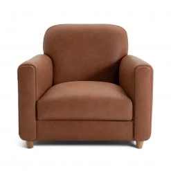 Seating Sales Store 12 Best Price - Habitat Charleston Leather Chair Tan Mid Tan Armchairs