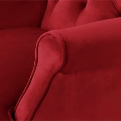Flash Sale - Habitat Valerie Velvet Accent Chair Red Sofas And Armchairs -Seating Sales Store unnamed file 2925