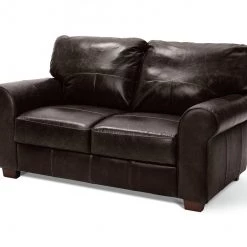 Free Shipping - Habitat Salisbury 2 Seater Leather Sofa Dark Brown Black Sofas And Armchairs -Seating Sales Store unnamed file 293