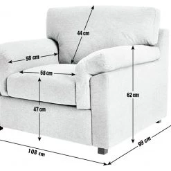 On Sale - Habitat Florence Fabric Chair Grey Sofas And Armchairs -Seating Sales Store unnamed file 2949