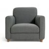 Free Shipping - Habitat Charleston Fabric Chair Charcoal Armchairs