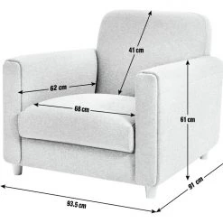 Free Shipping - Habitat Charleston Fabric Chair Charcoal Armchairs -Seating Sales Store unnamed file 2957