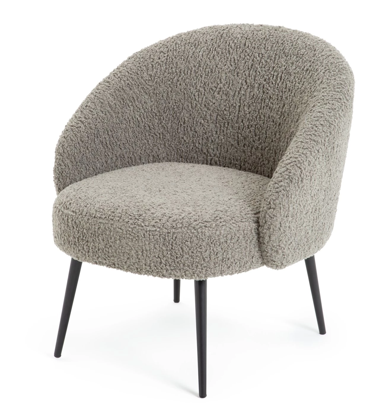 The Surprise Price - Habitat Ash Boucle Chair Grey Armchairs 5 The Surprise Price - Habitat Ash Boucle Chair Grey Armchairs - Image 5