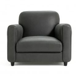 Seating Sales Store 55 Best Price - Habitat Charleston Leather Chair Grey Armchairs