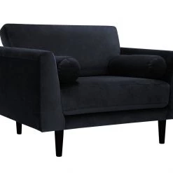 Best Price - Habitat Jackson Velvet Cuddle Chair Black Armchairs -Seating Sales Store unnamed file 3146