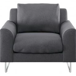On Sale - Habitat Lyle Charcoal Fabric Armchair Sofas And Armchairs